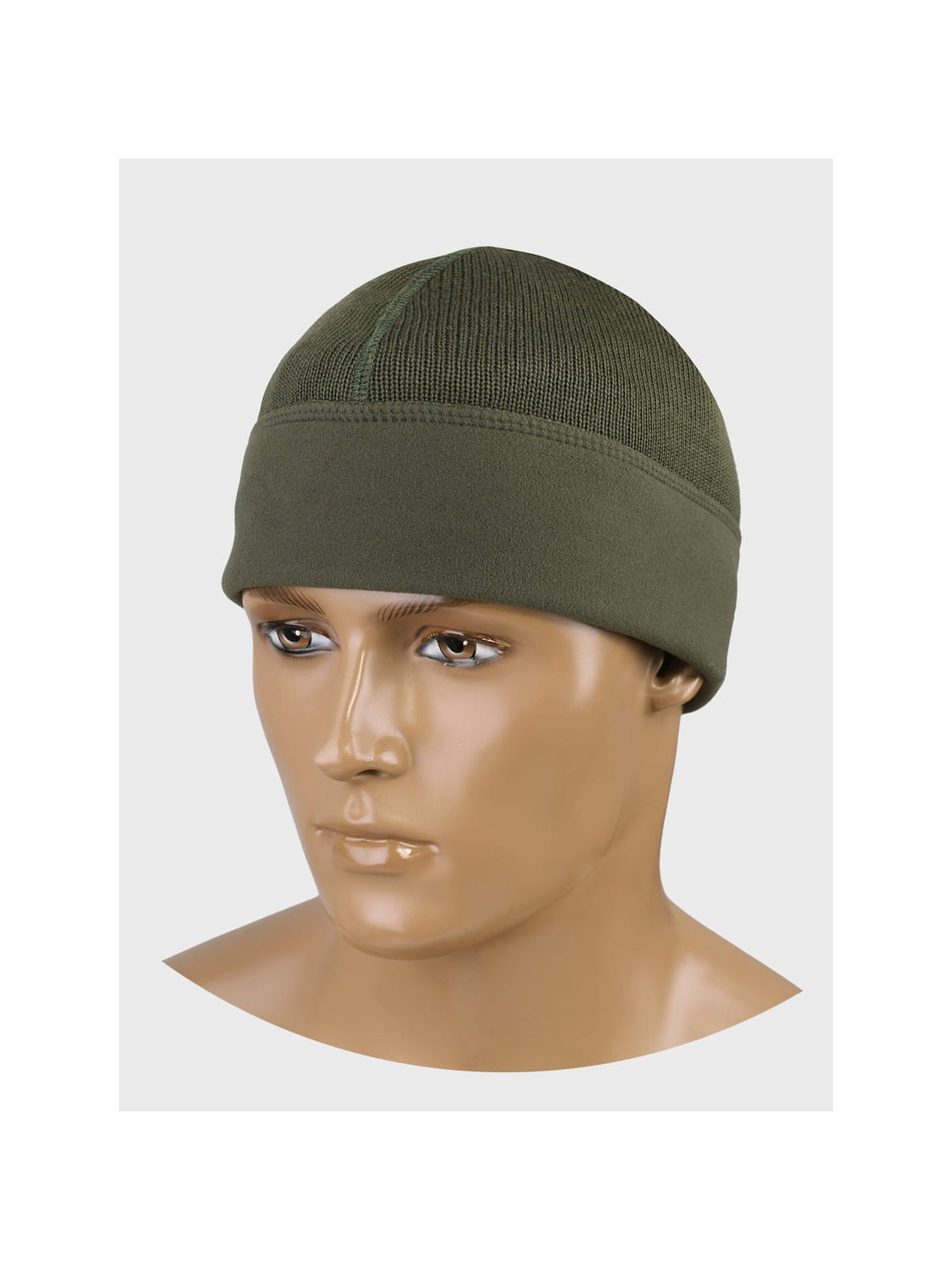 AGBO CZAPKA ZIMOWA WOJSKOWA WP WZ.420Z-MON Wełna MERINO OLIWKOWA 62-63