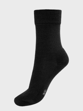 MFH SKARPETY TREKKINGOWE WEŁNA MERINO CZARNE 45-47