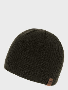 AGBO CZAPKA ZIMOWA MĘSKA DAMSKA wełna MERINO khaki