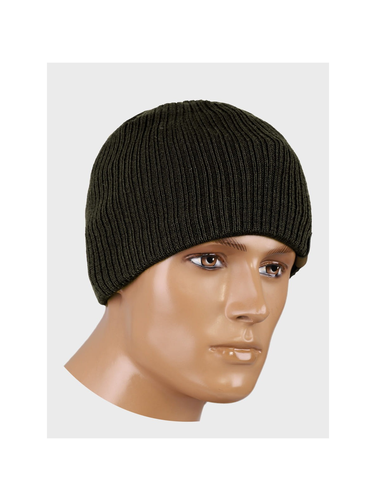 AGBO CZAPKA ZIMOWA MĘSKA DAMSKA wełna MERINO khaki