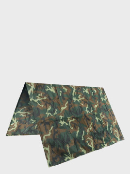MFH TARP PLANDEKA PŁACHTA 3X3 + POKROWIEC WOODLAND