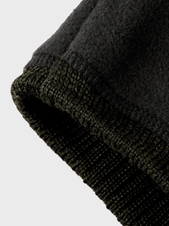 AGBO CZAPKA ZIMOWA MĘSKA DAMSKA wełna MERINO khaki