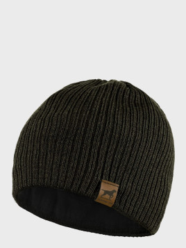 AGBO CZAPKA ZIMOWA MĘSKA DAMSKA wełna MERINO khaki