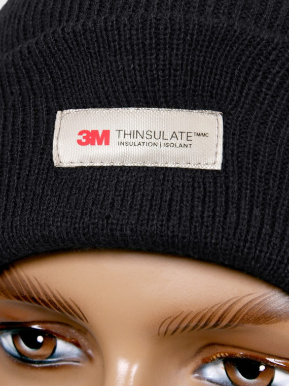 MFH CZAPKA ZIMOWA Thinsulate 3M DWUWARSTWOWA CZARNA