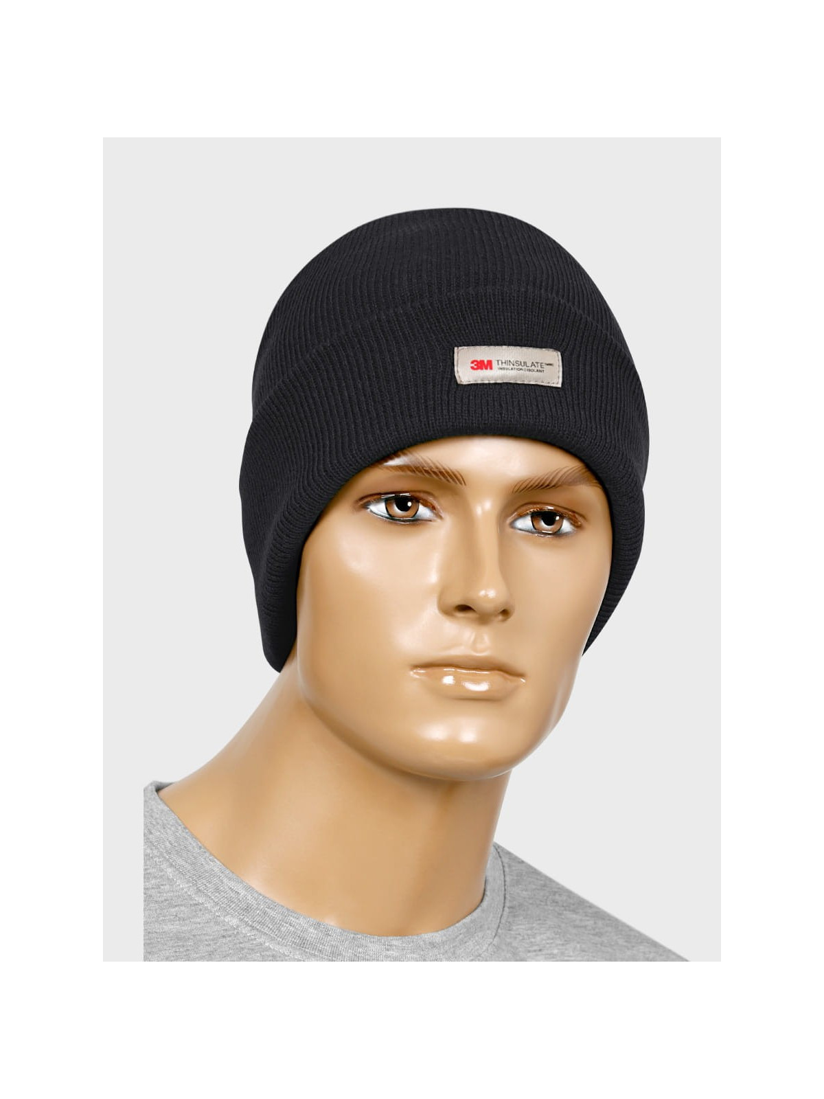 MFH CZAPKA ZIMOWA Thinsulate 3M DWUWARSTWOWA ANTRACYT