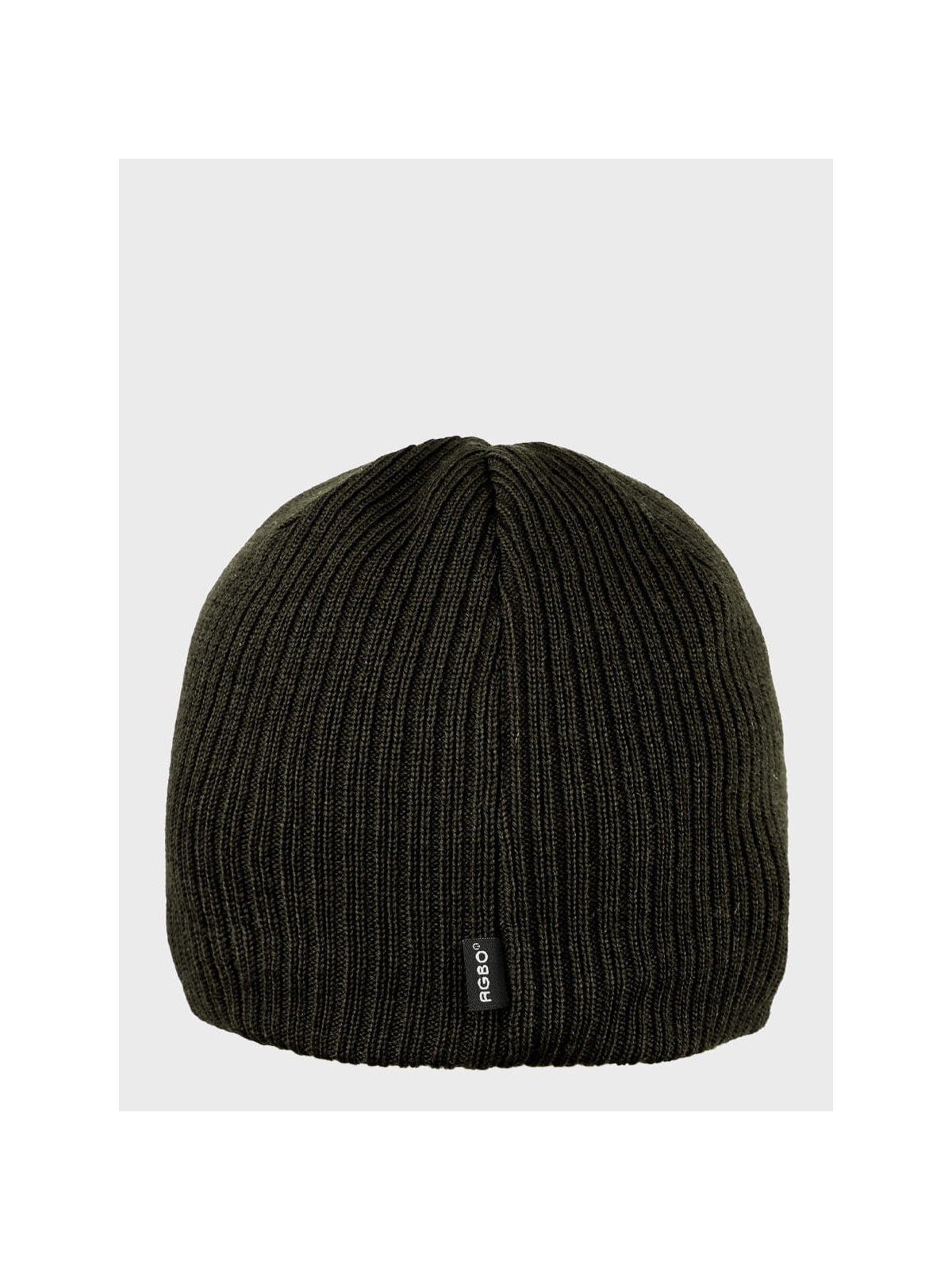 AGBO CZAPKA ZIMOWA MĘSKA DAMSKA wełna MERINO khaki