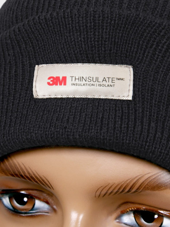 MFH CZAPKA ZIMOWA Thinsulate 3M DWUWARSTWOWA ANTRACYT