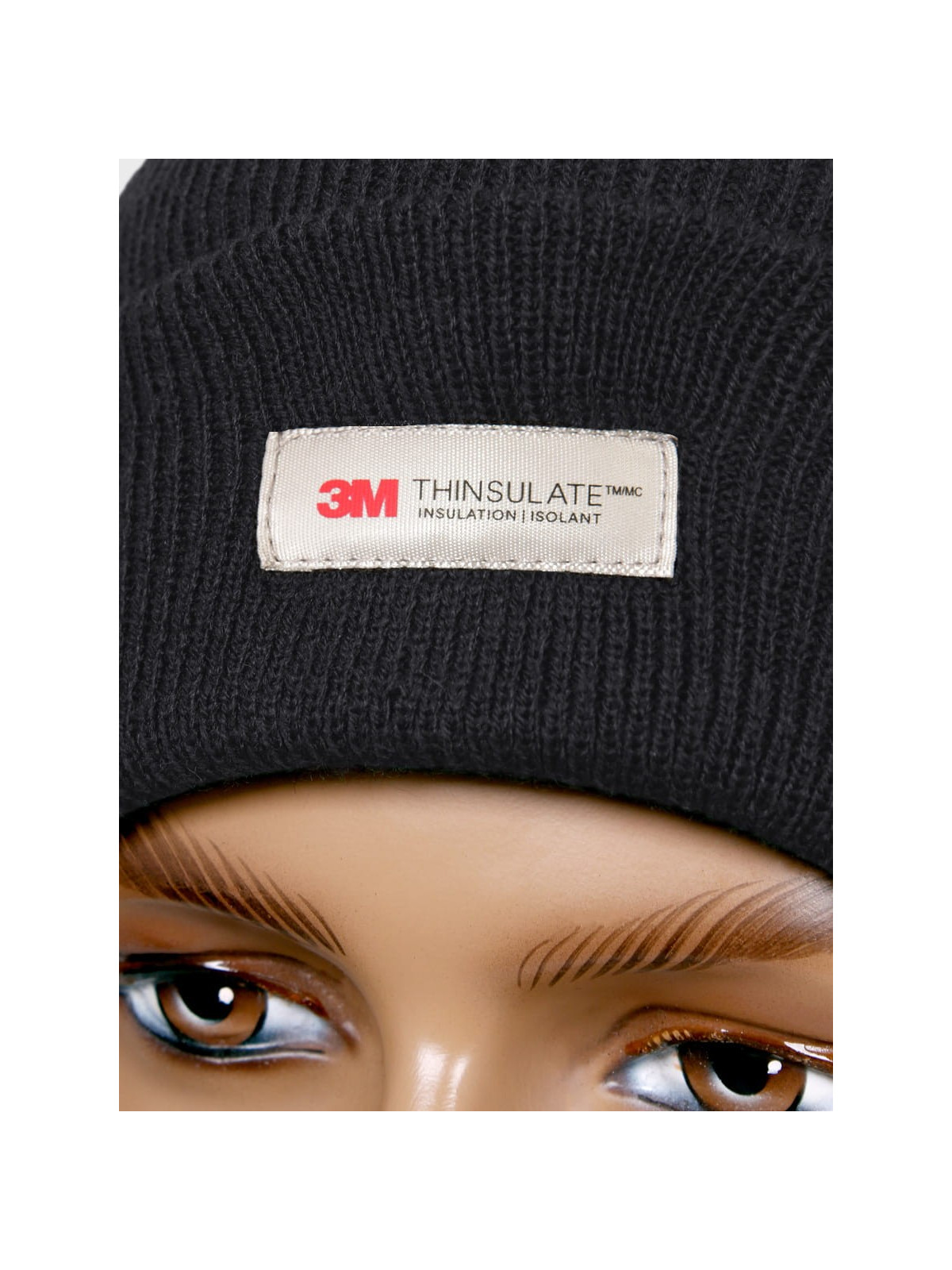 MFH CZAPKA ZIMOWA Thinsulate 3M DWUWARSTWOWA ANTRACYT