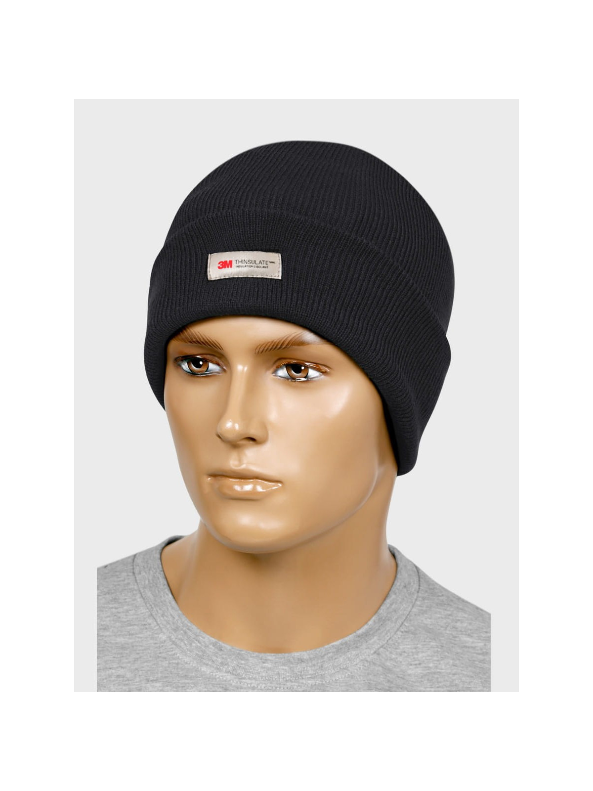 MFH CZAPKA ZIMOWA Thinsulate 3M DWUWARSTWOWA ANTRACYT