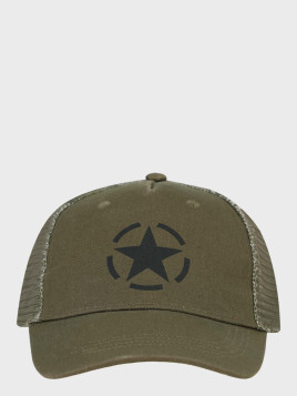 MFH CZAPKA Z DASZKIEM BEJSBOLÓWKA TRUCKER OLIWKOWA