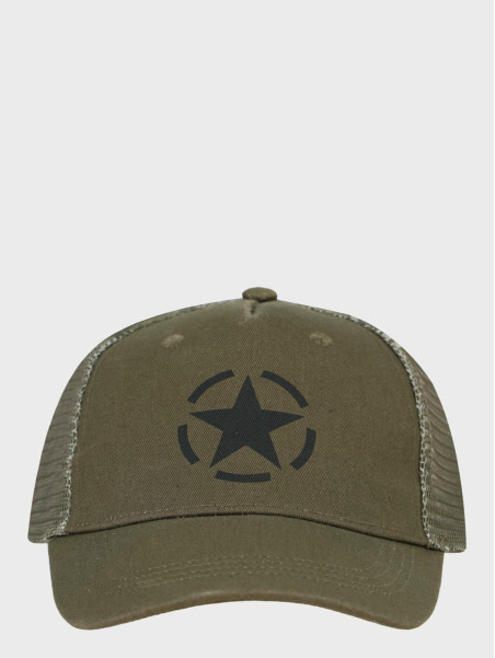 MFH CZAPKA Z DASZKIEM BEJSBOLÓWKA TRUCKER OLIWKOWA