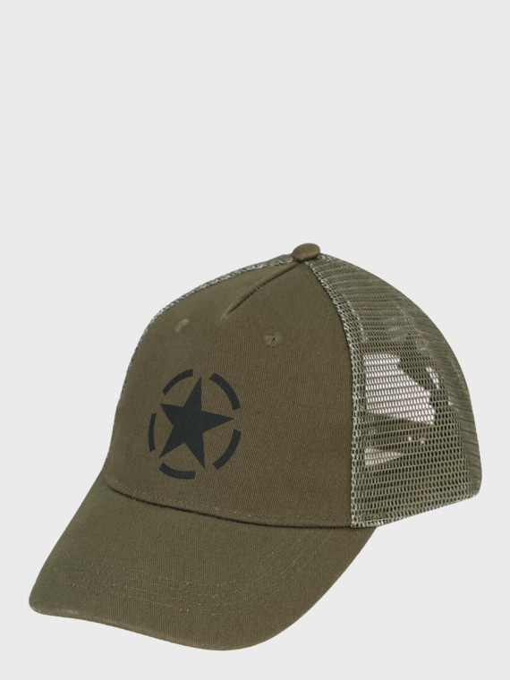 MFH CZAPKA Z DASZKIEM BEJSBOLÓWKA TRUCKER OLIWKOWA