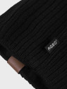 AGBO CZAPKA ZIMOWA MĘSKA DAMSKA wełna MERINO czarna