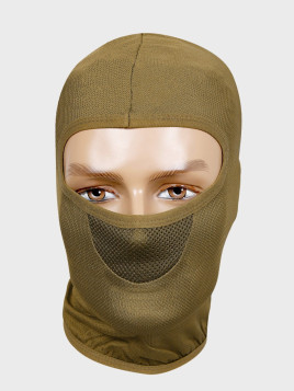 MFH Kominiarka Termoaktywna Balaclava 1-otworowa Coyote
