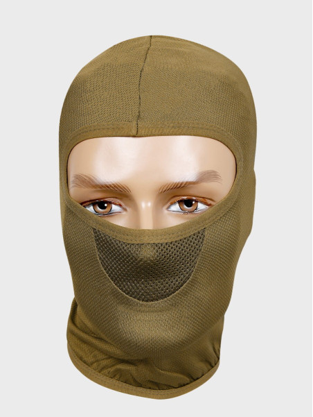 MFH Kominiarka Termoaktywna Balaclava 1-otworowa Coyote