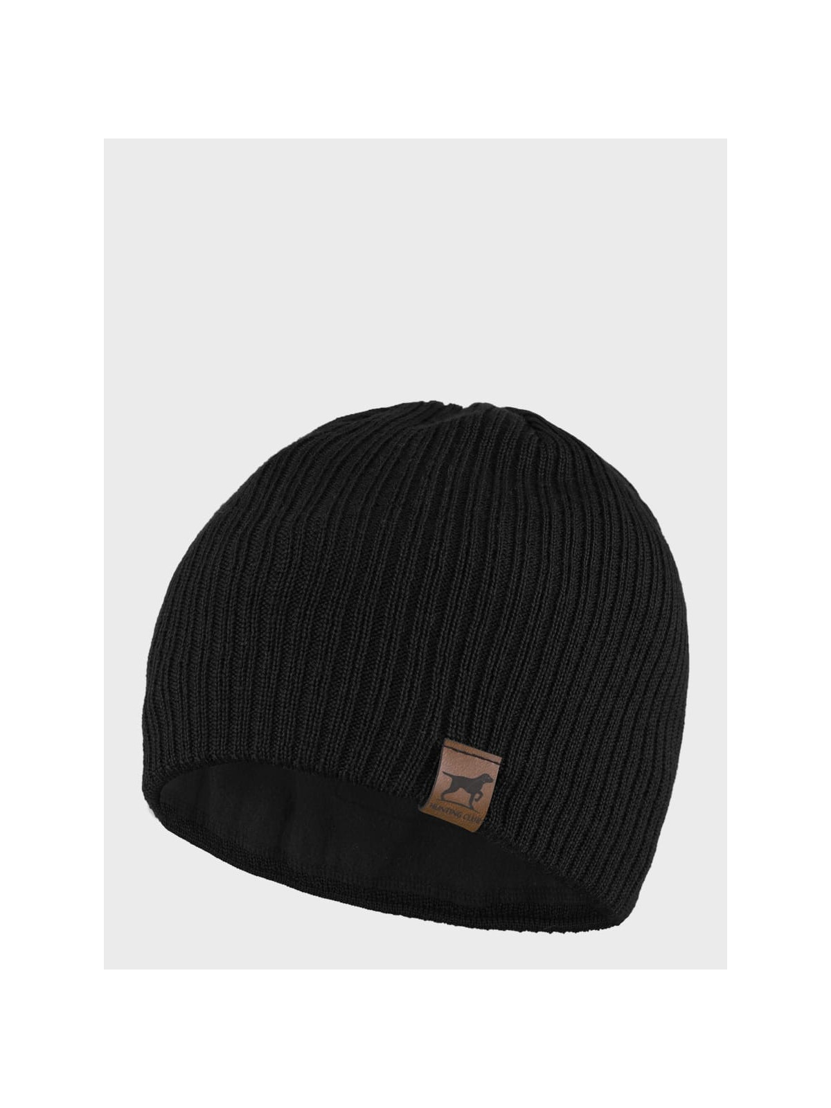 AGBO CZAPKA ZIMOWA MĘSKA DAMSKA wełna MERINO czarna