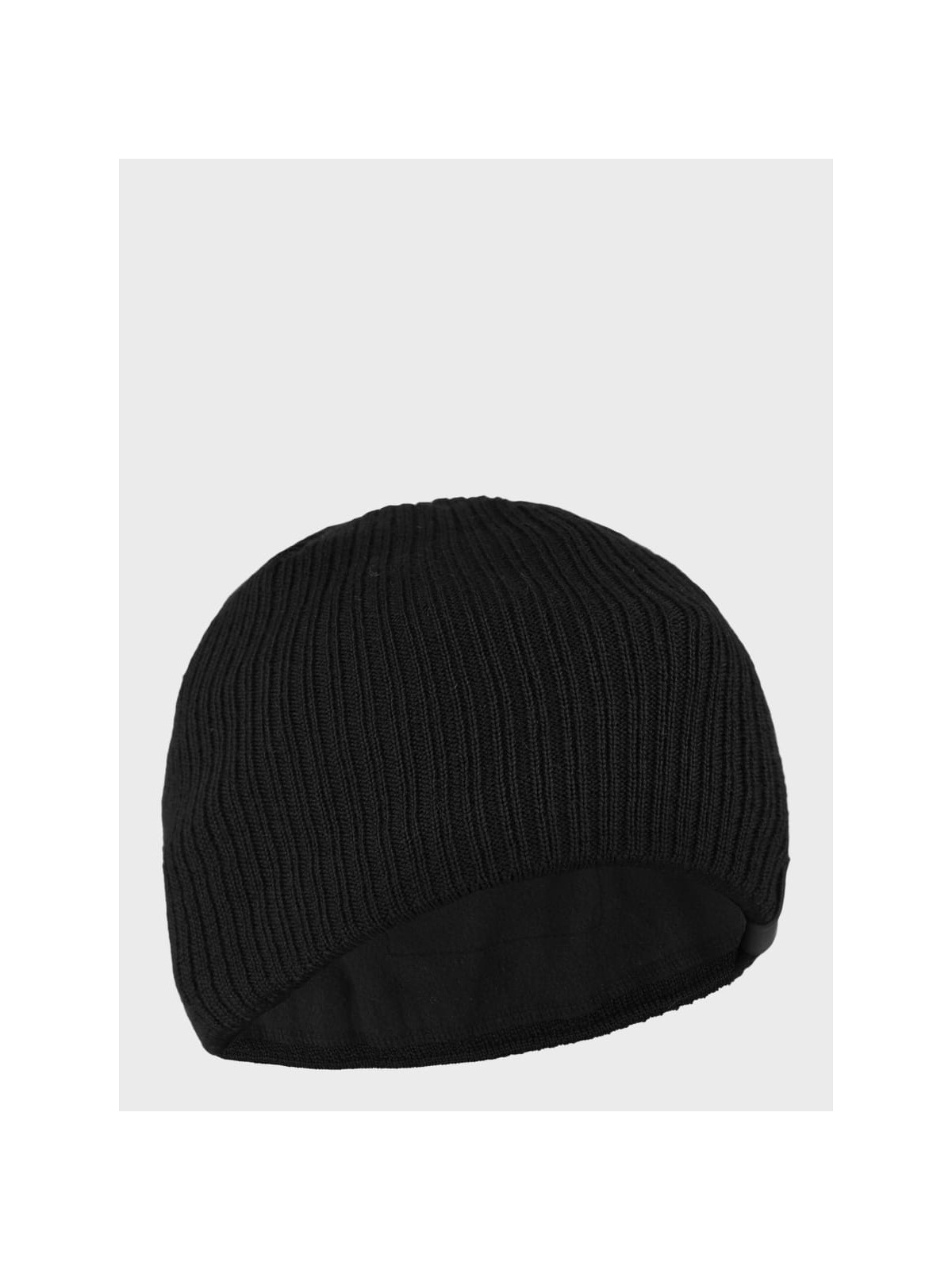 AGBO CZAPKA ZIMOWA MĘSKA DAMSKA wełna MERINO czarna