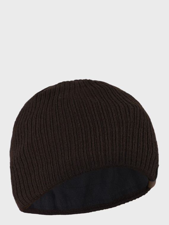 AGBO CZAPKA ZIMOWA MĘSKA DAMSKA wełna MERINO brązowa