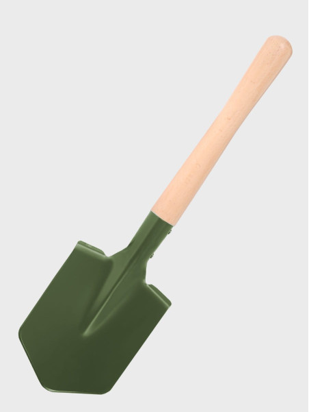 MFH Saperka wojskowa z Drewnianym Uchwytem + Etui