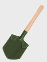 MFH Saperka wojskowa z Drewnianym Uchwytem + Etui