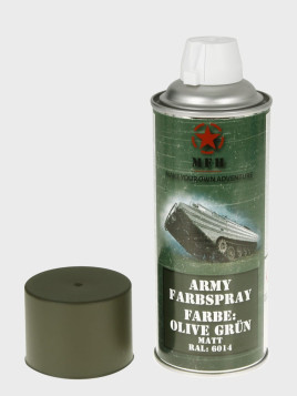 MFH FARBA WOJSKOWA SPRAY 400ml OLIWKOWY MATOWY