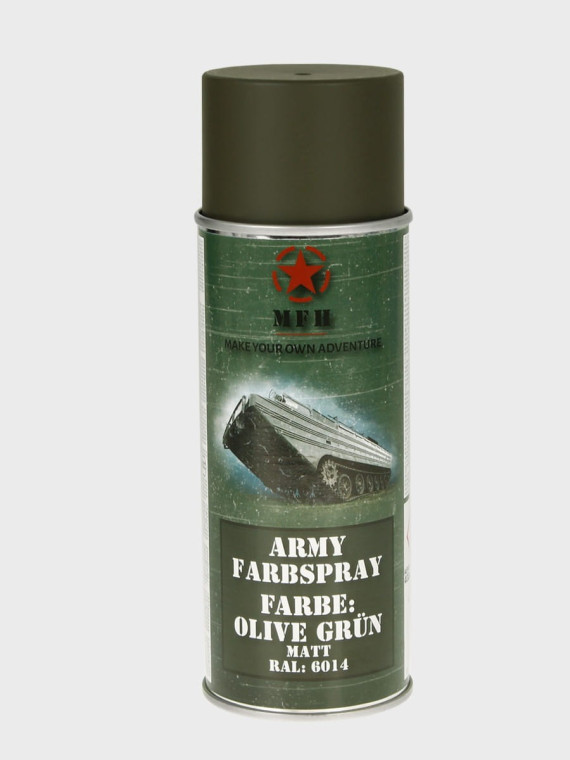 MFH FARBA WOJSKOWA SPRAY 400ml OLIWKOWY MATOWY