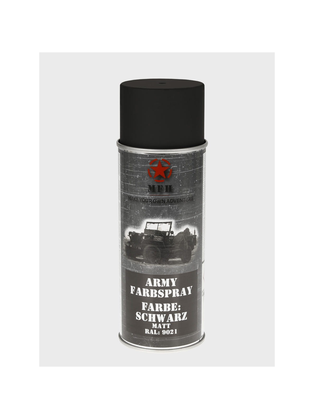 MFH FARBA WOJSKOWA SPRAY 400ml CZARNY MATOWY