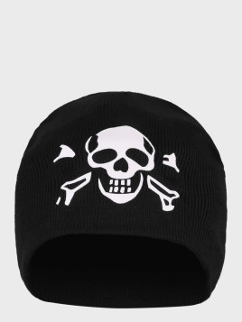 MFH CZAPKA ZIMOWA MĘSKA SKULL BEANIE CZARNA