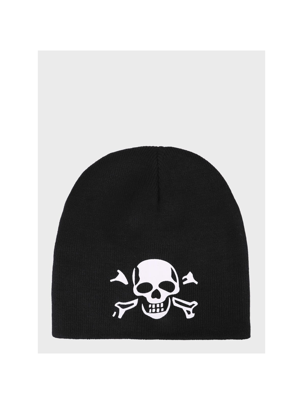 MFH CZAPKA ZIMOWA MĘSKA SKULL BEANIE CZARNA