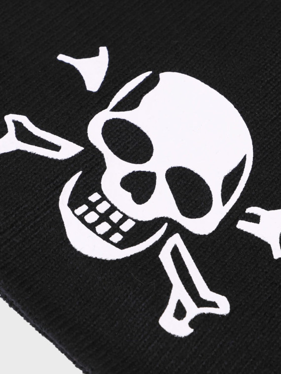 MFH CZAPKA ZIMOWA MĘSKA SKULL BEANIE CZARNA
