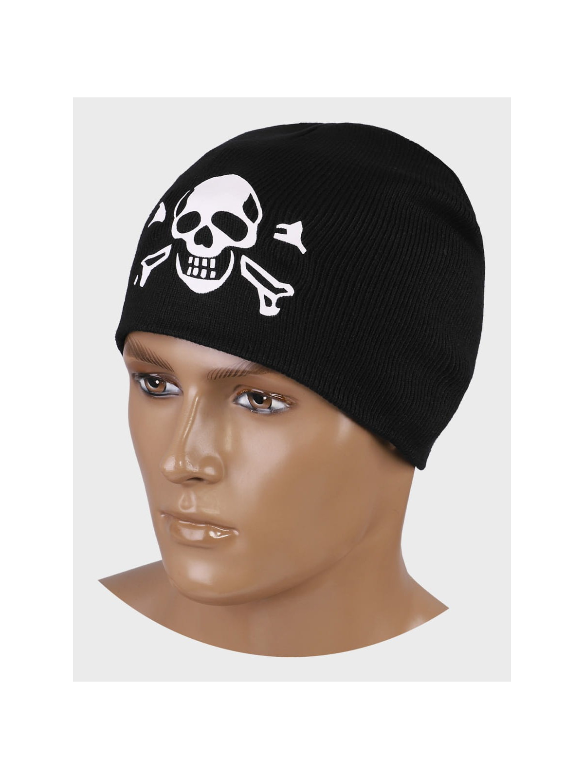 MFH CZAPKA ZIMOWA MĘSKA SKULL BEANIE CZARNA
