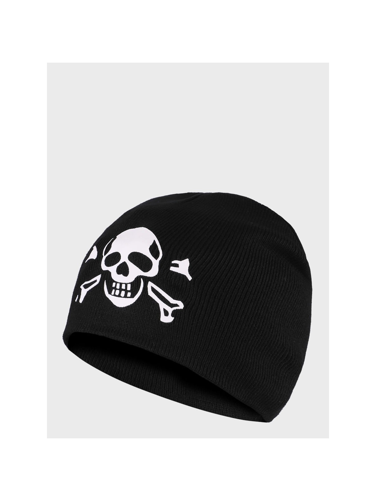 MFH CZAPKA ZIMOWA MĘSKA SKULL BEANIE CZARNA