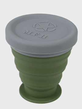 MFH SKŁADANY KUBEK TURYSTYCZNY  200 ml SILIKON