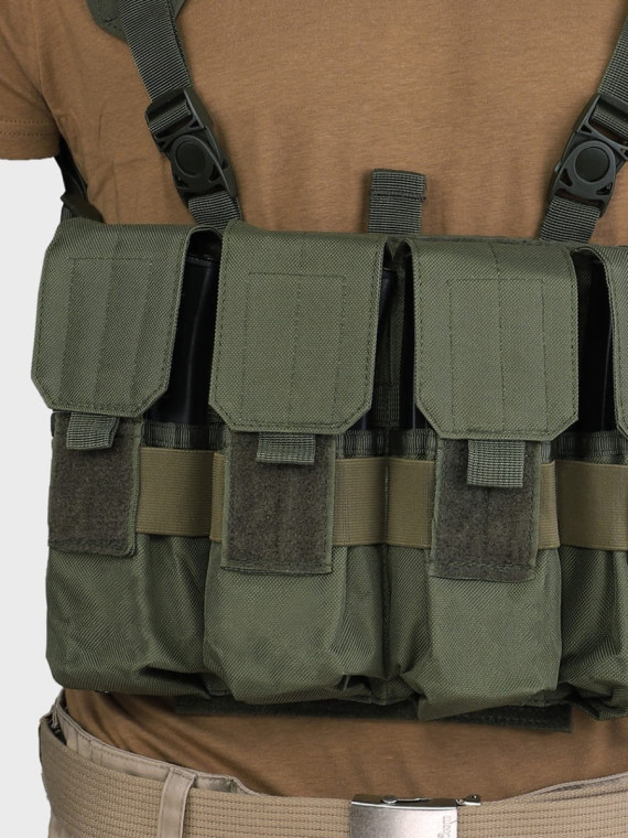 MFH ŁADOWNICA NA 4 MAGAZYNKI DO AK BERYL M21 OLIWKOWA