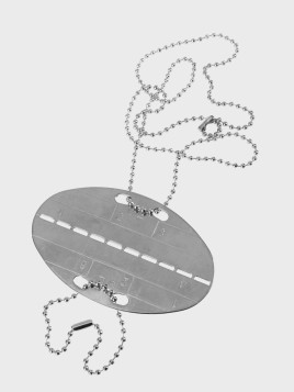 MIL-TEC Nieśmiertelnik German Dog Tag replika niemieckiej armii Bundeswehr stalowy