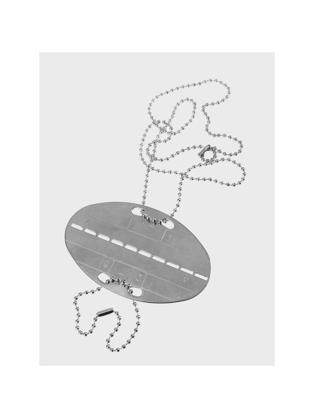 MIL-TEC Nieśmiertelnik German Dog Tag replika niemieckiej armii Bundeswehr stalowy