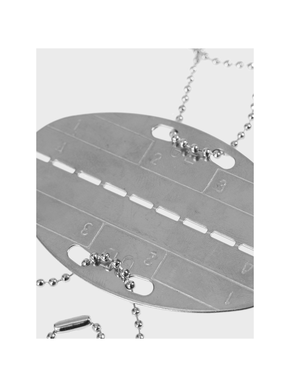 MIL-TEC Nieśmiertelnik German Dog Tag replika niemieckiej armii Bundeswehr stalowy