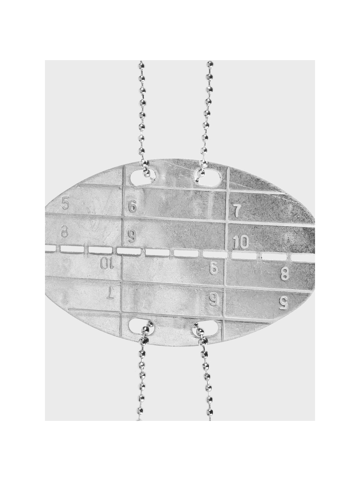 MIL-TEC Nieśmiertelnik German Dog Tag replika niemieckiej armii Bundeswehr stalowy