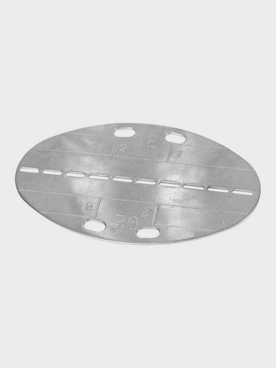 MIL-TEC Nieśmiertelnik German Dog Tag replika niemieckiej armii Bundeswehr stalowy