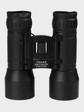 MIL-TEC LORNETKA 10X42 TURYSTYCZNA MYŚLIWSKA Z POKROWCEM SKŁADANA CZARNA