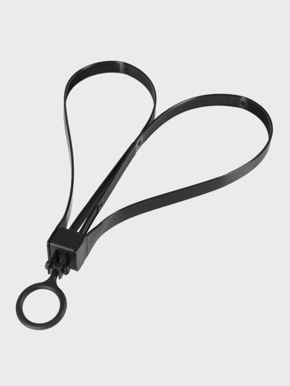 MIL-TEC Kajdanki SAMOZACISKOWE PULL RING Czarne