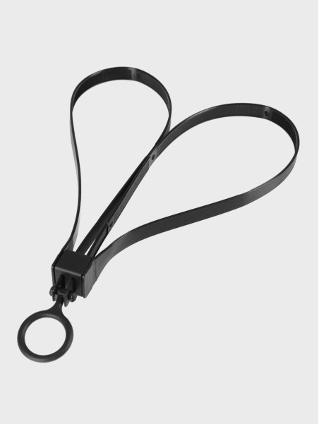 MIL-TEC Kajdanki SAMOZACISKOWE PULL RING Czarne