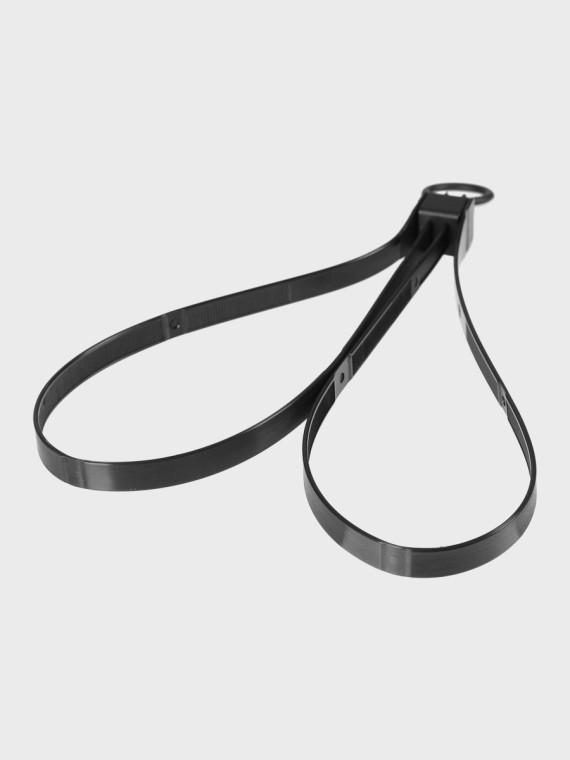 MIL-TEC Kajdanki SAMOZACISKOWE PULL RING Czarne