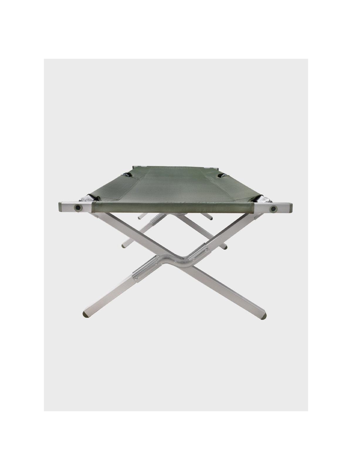 MIL-TEC ŁÓŻKO POLOWE KANADYJKA ALUMINIUM 210X70cm 160kg OLIWKOWE