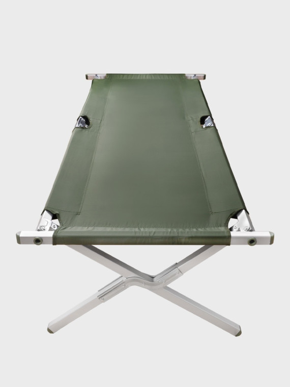 MIL-TEC ŁÓŻKO POLOWE KANADYJKA ALUMINIUM 210X70cm 160kg OLIWKOWE