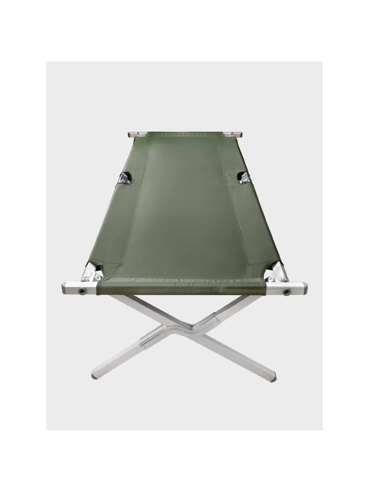 MIL-TEC ŁÓŻKO POLOWE KANADYJKA ALUMINIUM 210X70cm 160kg OLIWKOWE