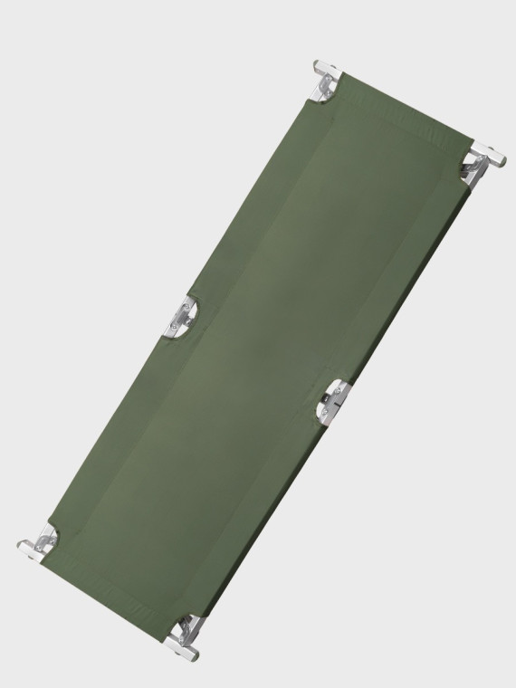 MIL-TEC ŁÓŻKO POLOWE KANADYJKA ALUMINIUM 210X70cm 160kg OLIWKOWE
