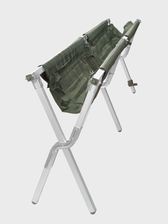 MIL-TEC ŁÓŻKO POLOWE KANADYJKA ALUMINIUM 210X70cm 160kg OLIWKOWE