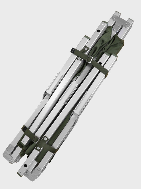 MIL-TEC ŁÓŻKO POLOWE KANADYJKA ALUMINIUM 210X70cm 160kg OLIWKOWE