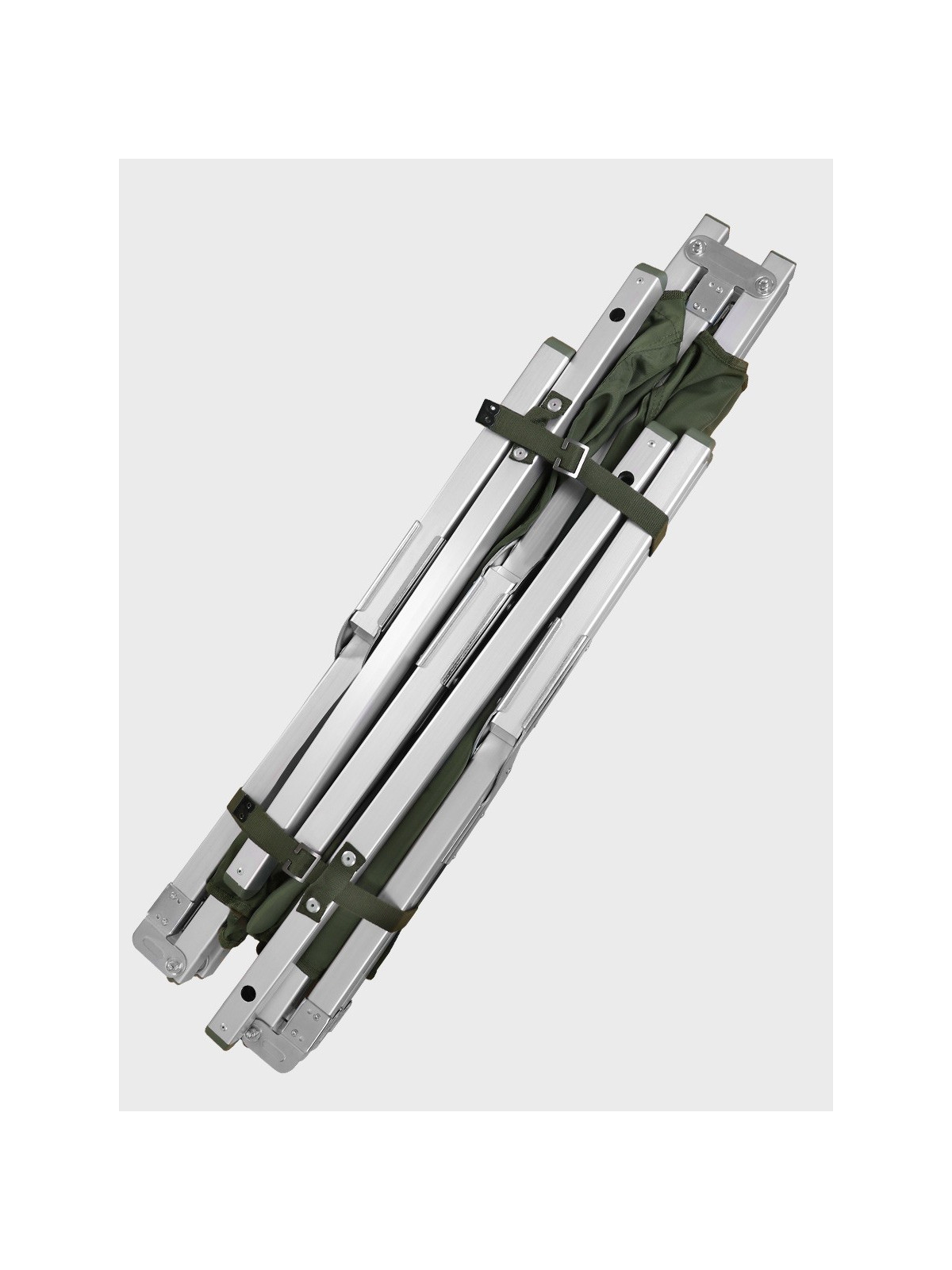 MIL-TEC ŁÓŻKO POLOWE KANADYJKA ALUMINIUM 210X70cm 160kg OLIWKOWE